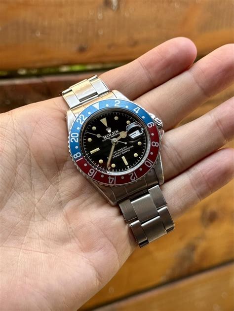 [Rolex] 1675 GMT Exclamation Dial c. 1961 : r/Watches 